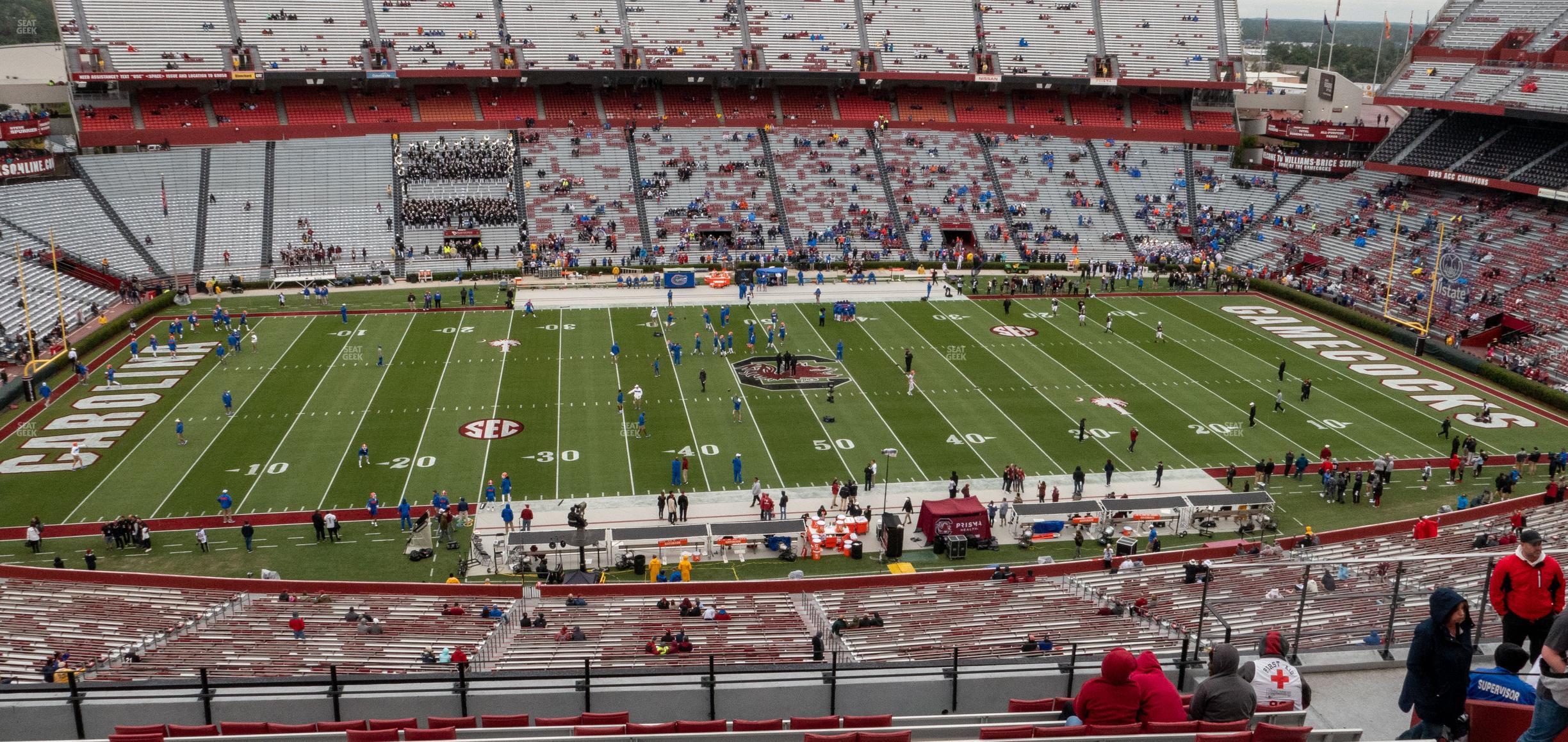 Seating view for Williams Brice Stadium Section 304