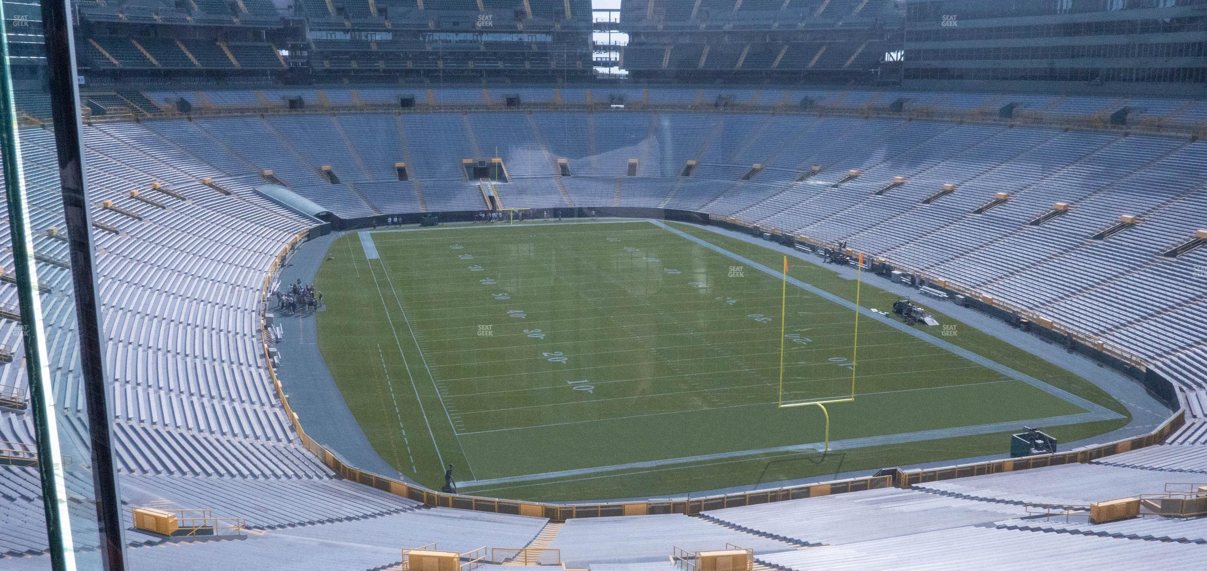 Seating view for Lambeau Field Section 486