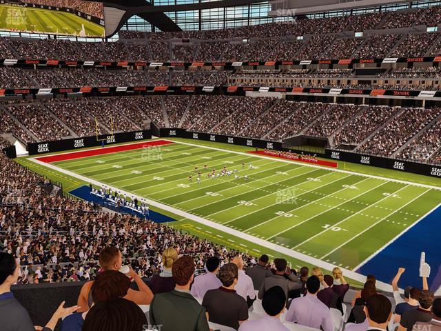 Seating view for Allegiant Stadium Section 208