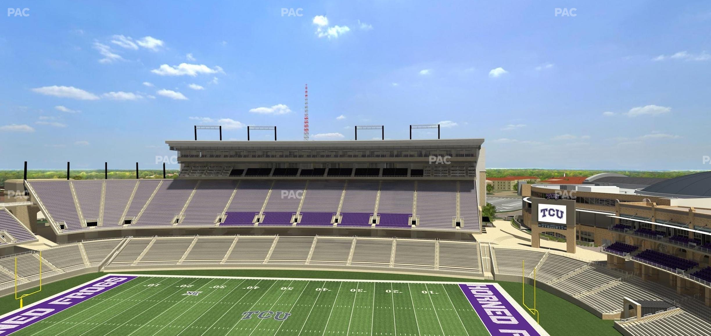 Seating view for Amon G Carter Stadium Section 304