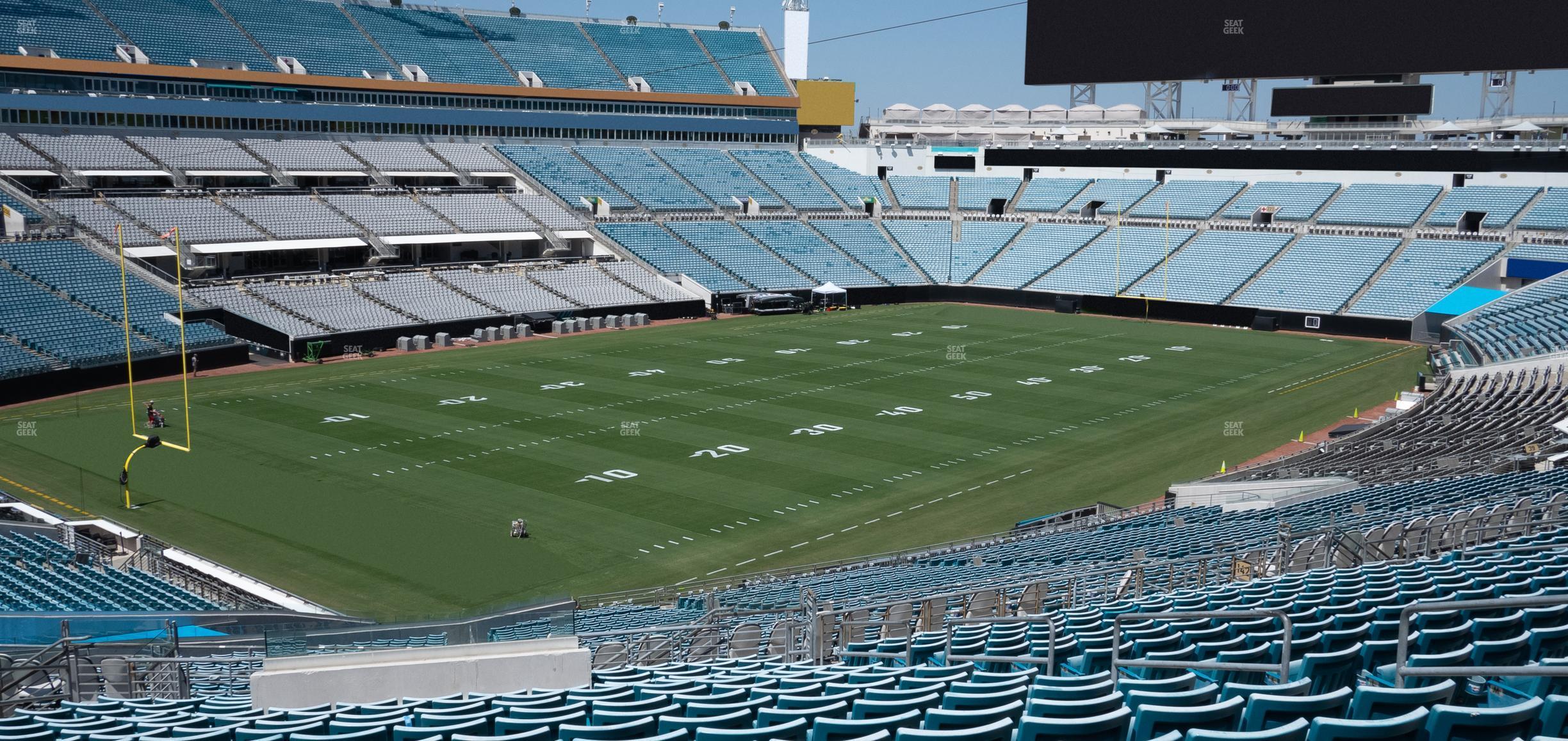 Seating view for EverBank Stadium Section 244