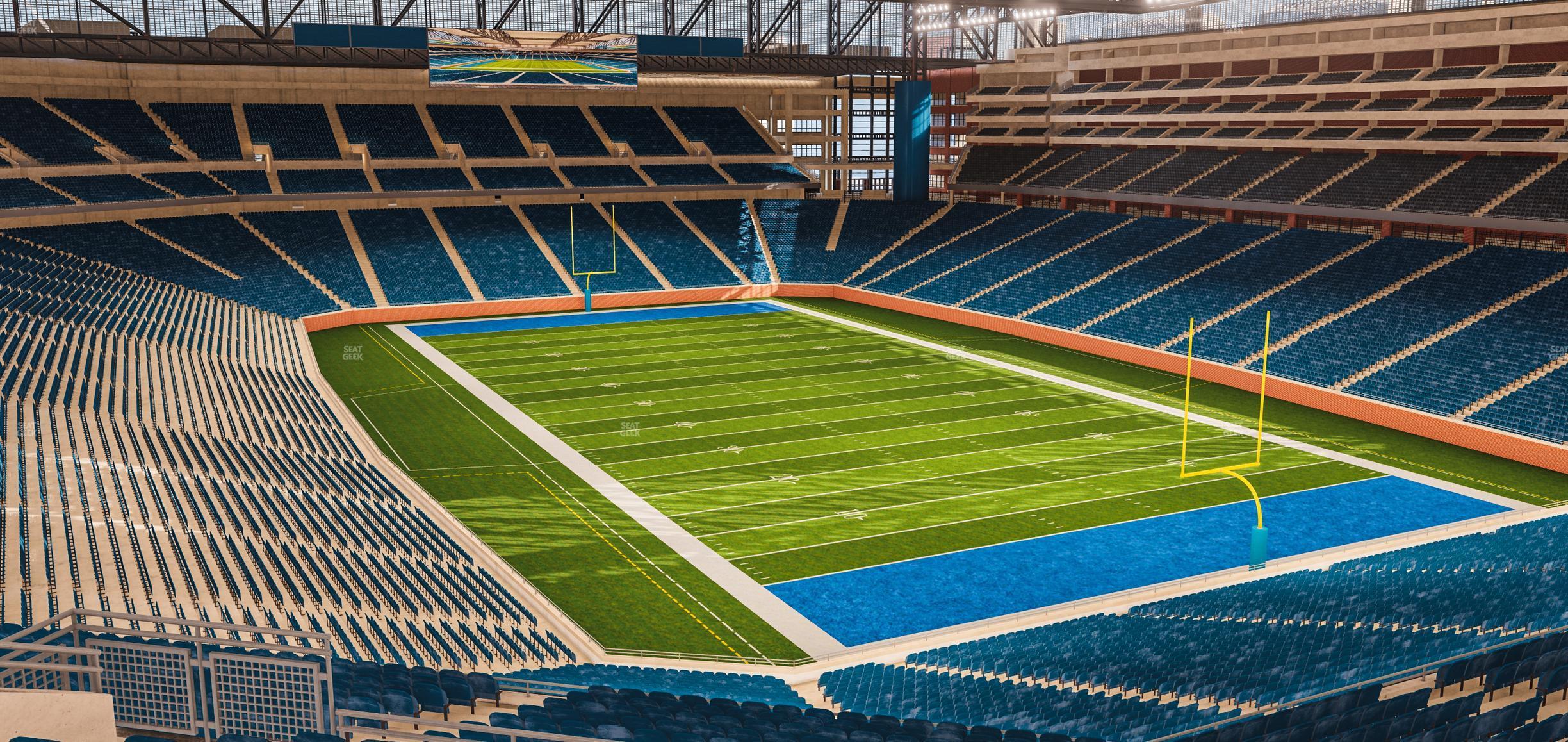 Seating view for Ford Field Section 340