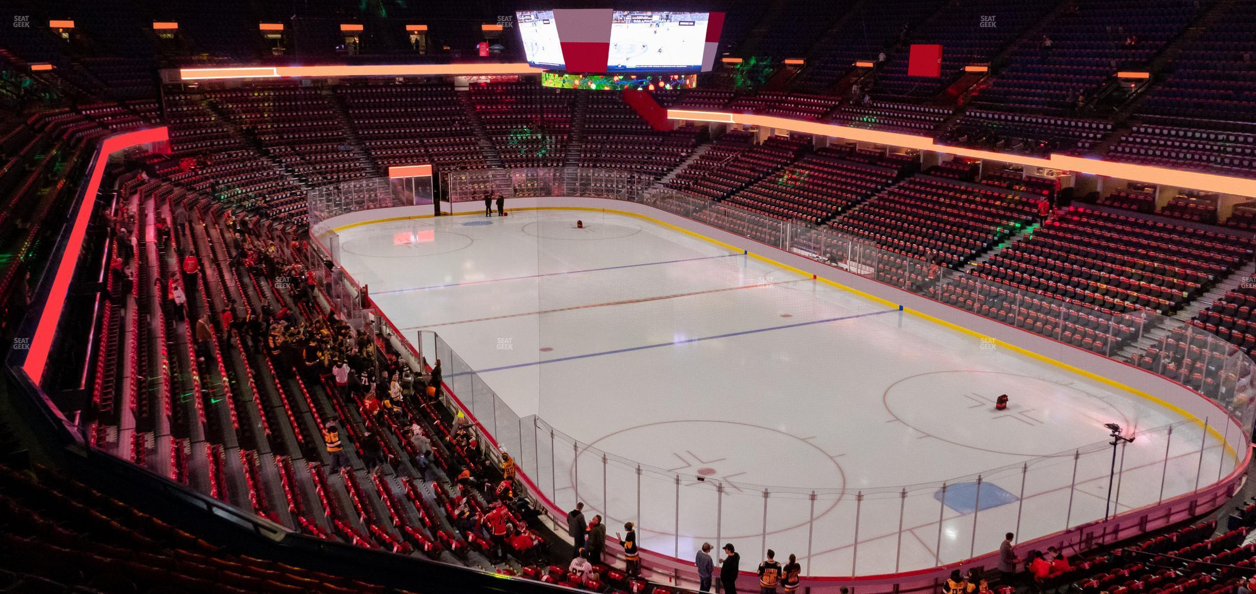 Seating view for Scotiabank Saddledome Section 217