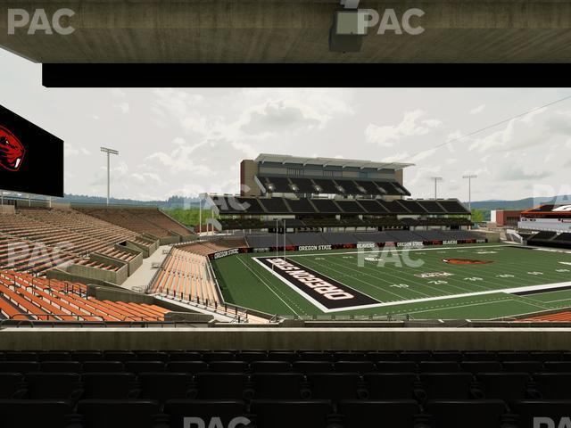 Seating view for Reser Stadium Section 121