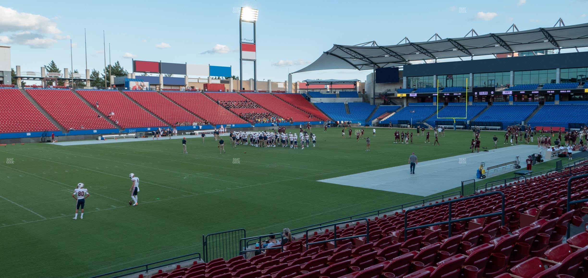 Seating view for Toyota Stadium Section 102