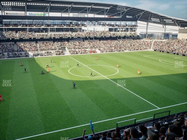 Seating view for Allianz Field Section 115