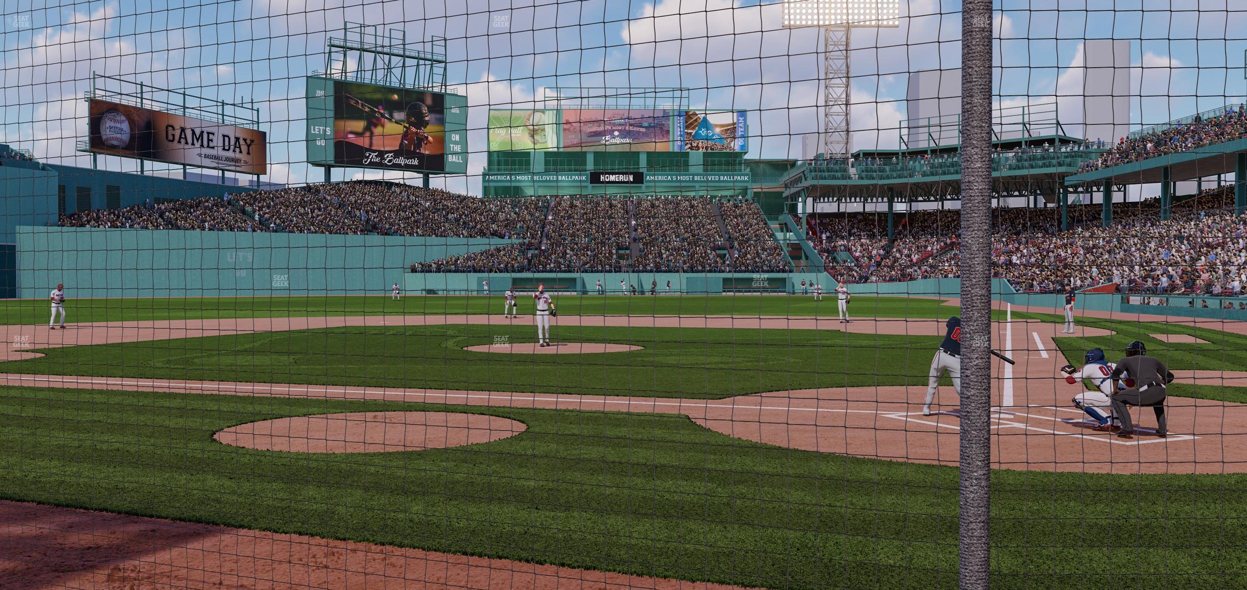 Seating view for Fenway Park Section Field Box Club 51