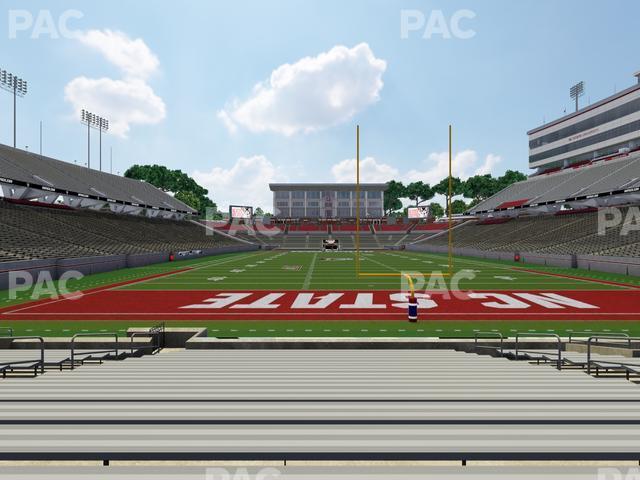 Seating view for Carter-Finley Stadium Section 124