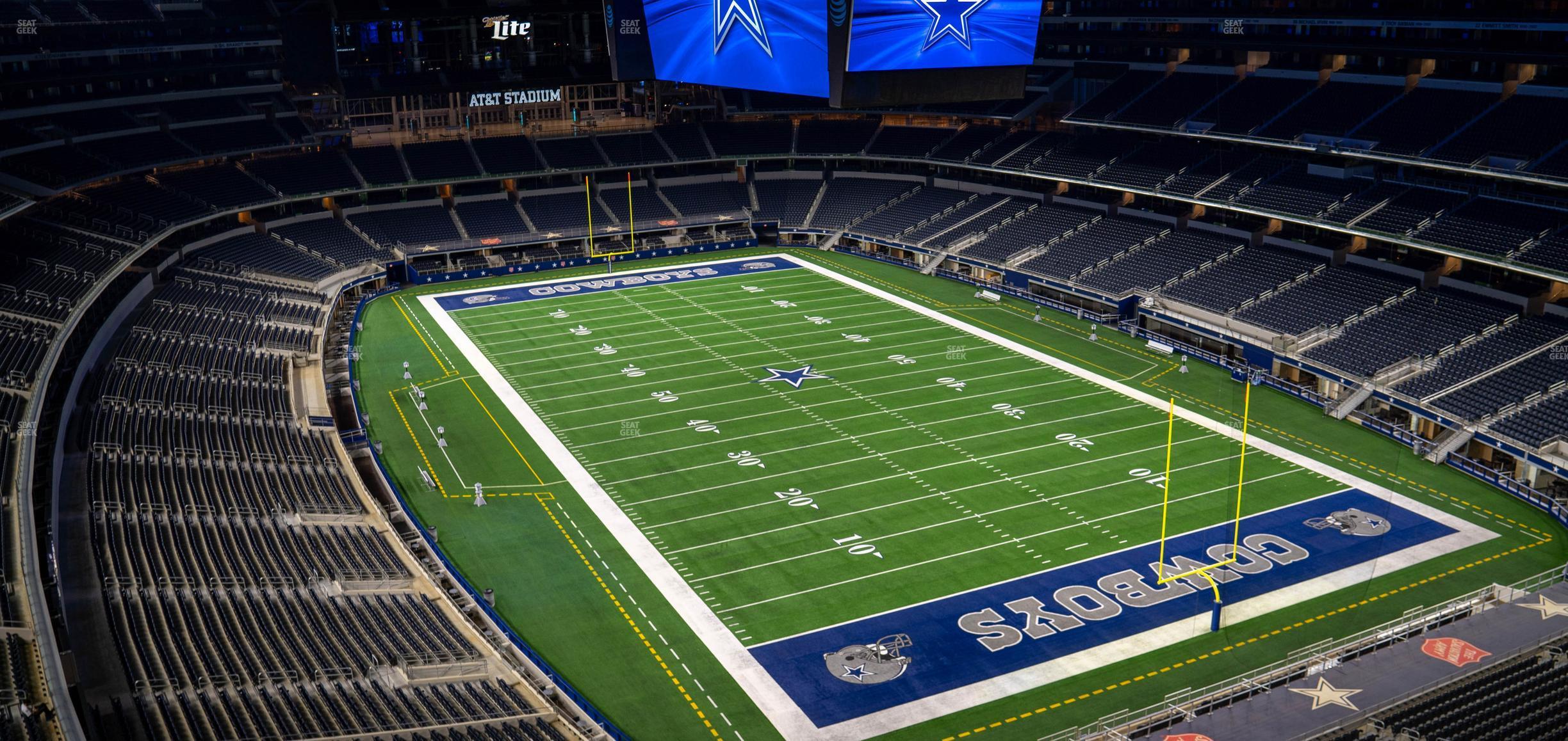 Seating view for AT&T Stadium Section Star Suite 615