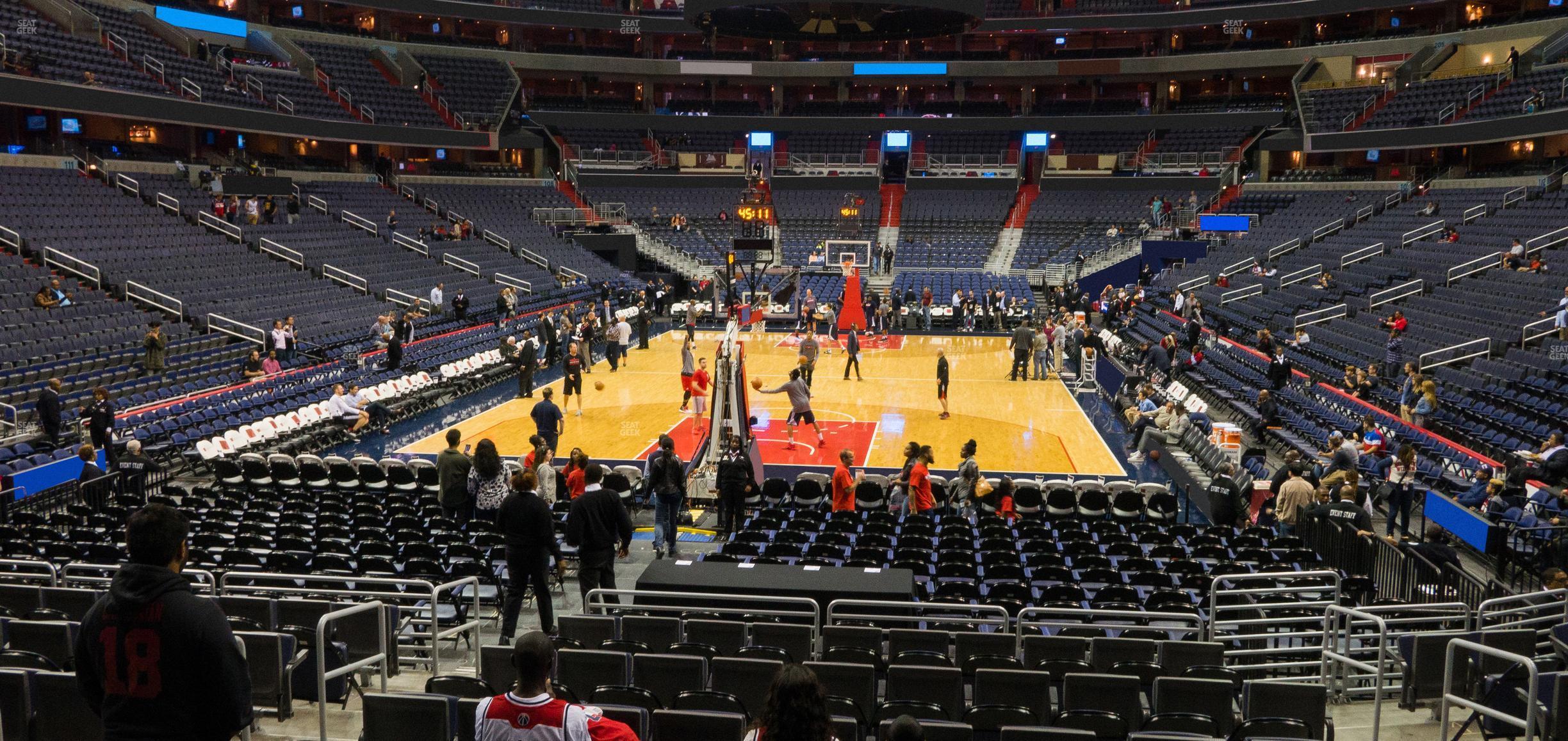 Seating view for Capital One Arena Section 117