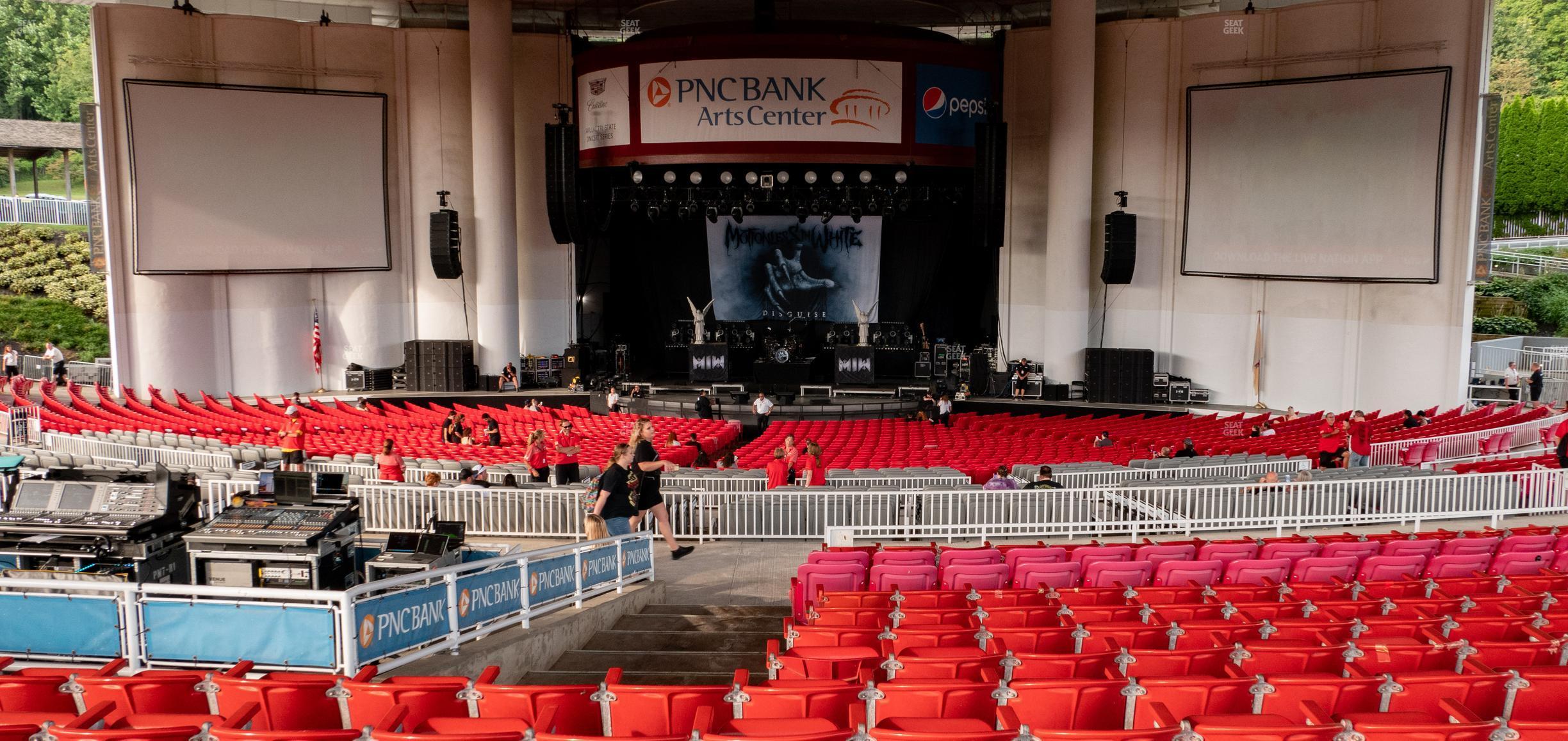 Seating view for PNC Bank Arts Center Section 302