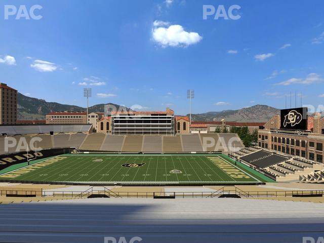 Seating view for Folsom Field Section 219