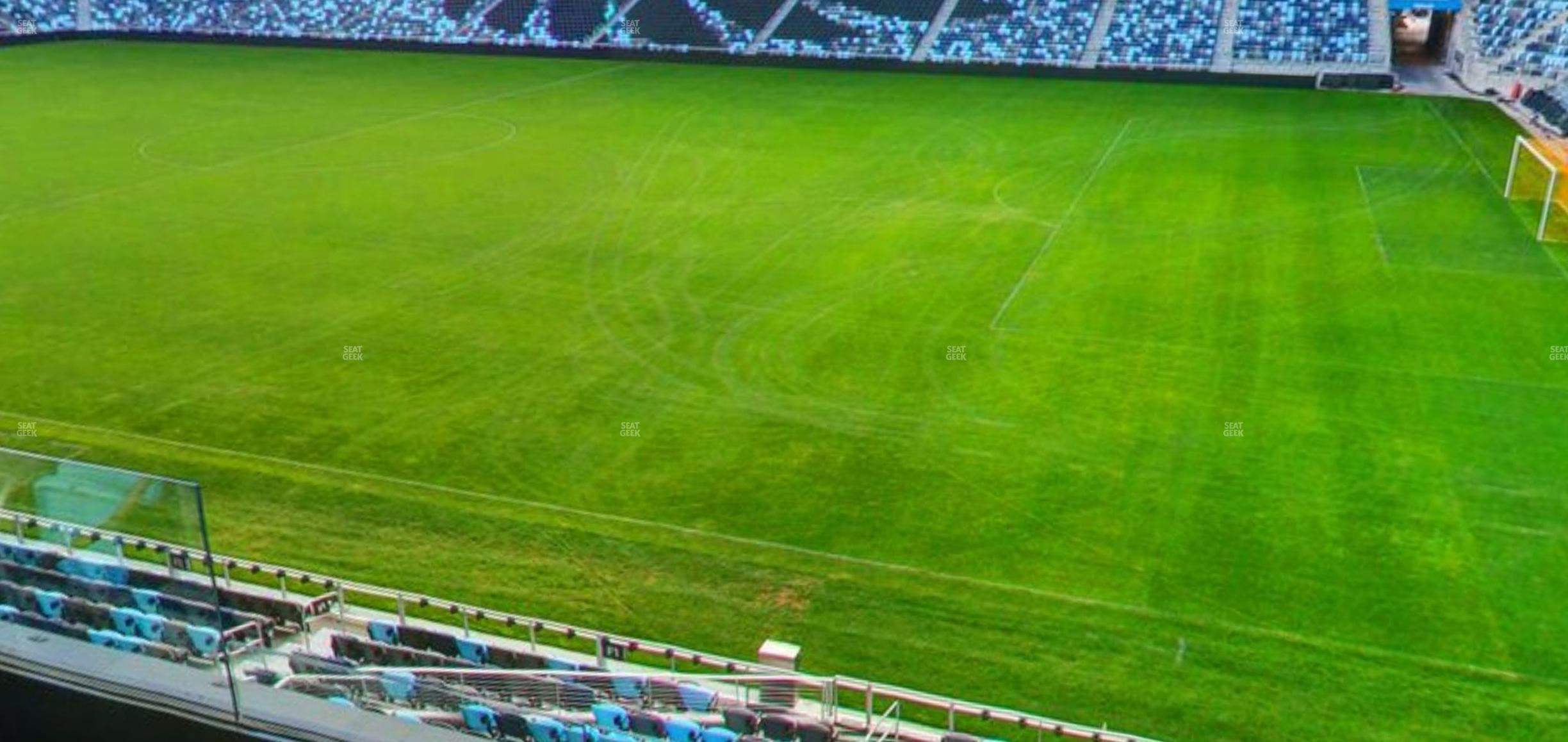 Seating view for Allianz Field Section Party Suite 3