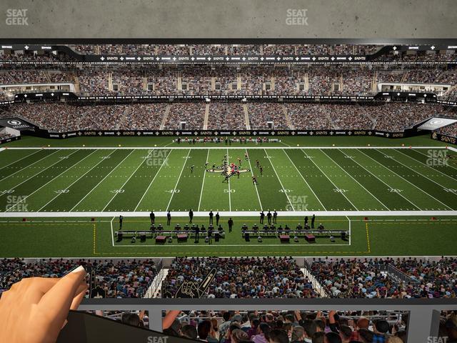 Seating view for Caesars Superdome Section Suite 368