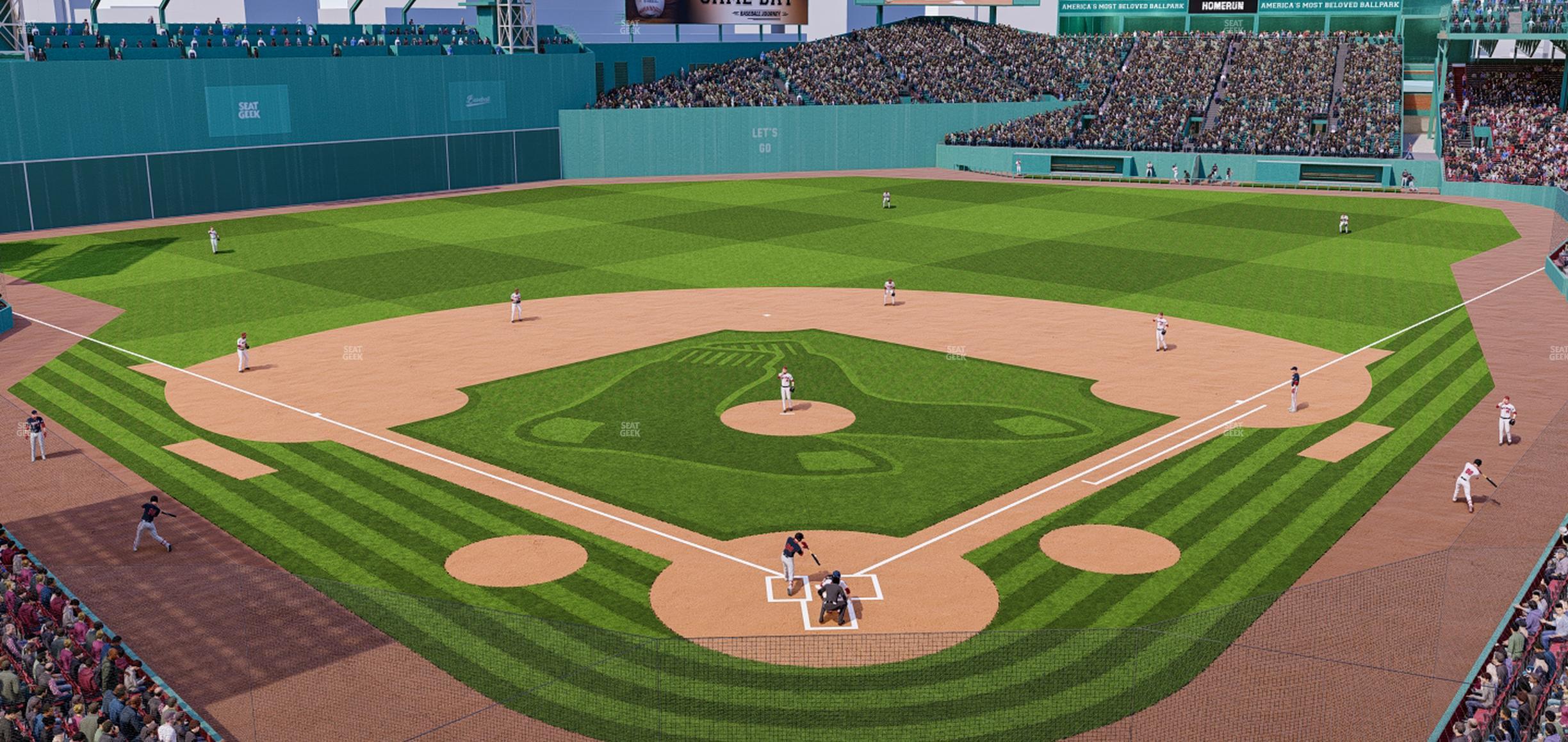 Seating view for Fenway Park Section Dell Technologies Club 4