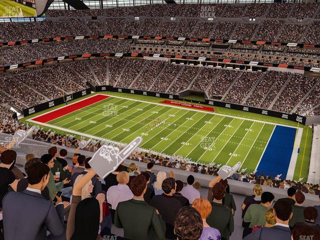 Seating view for Allegiant Stadium Section 408