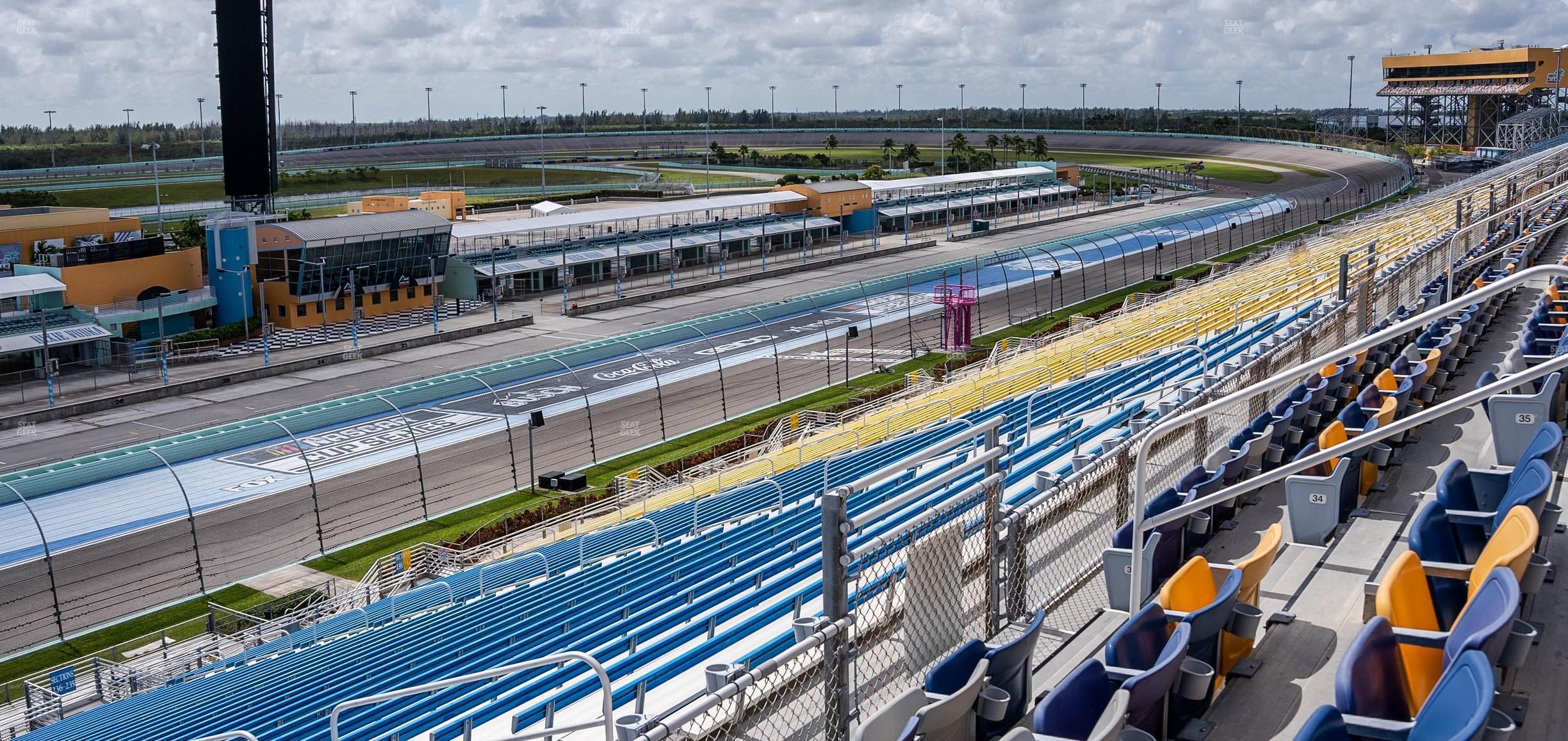 Seating view for Homestead-Miami Speedway Section Speedway Club 337