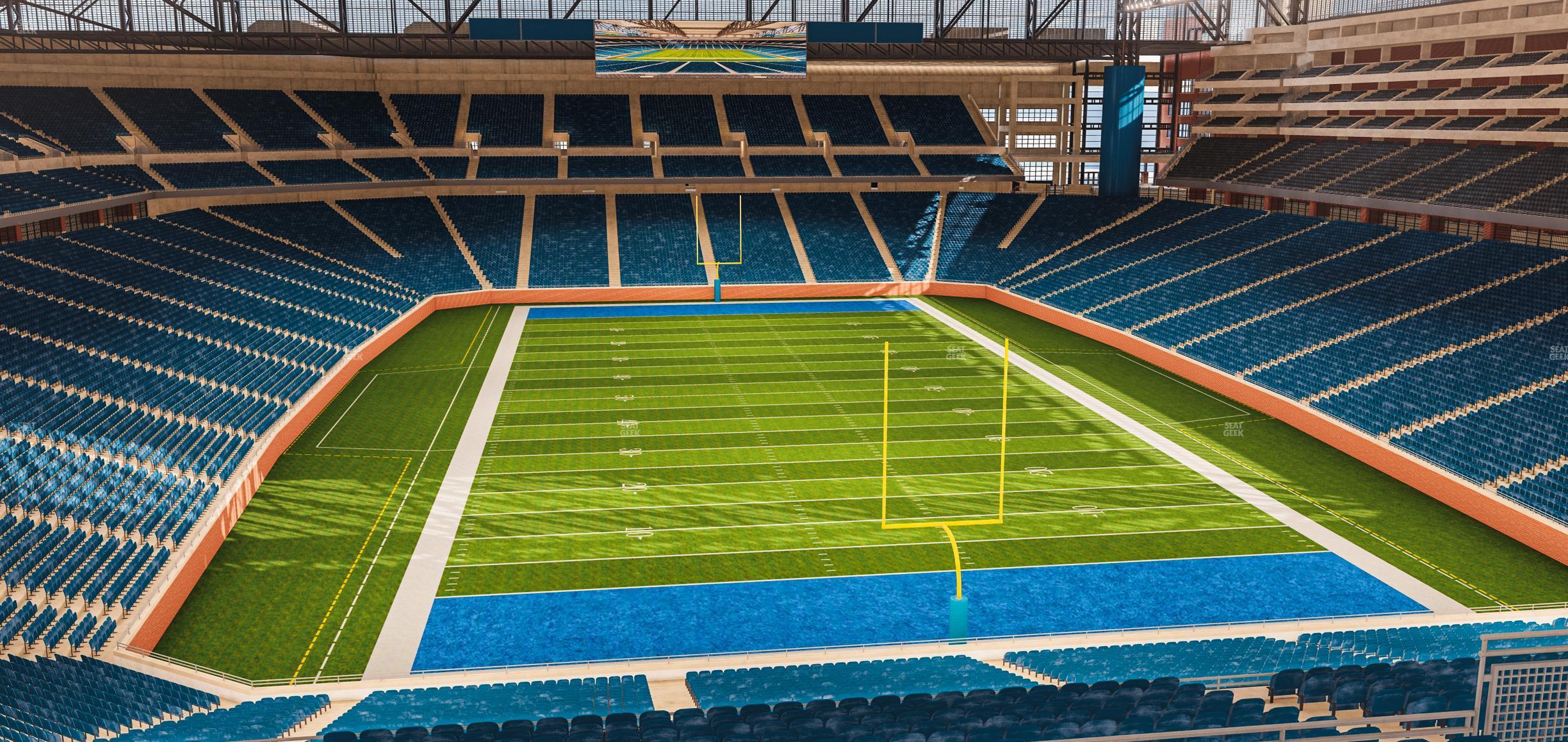 Seating view for Ford Field Section 343