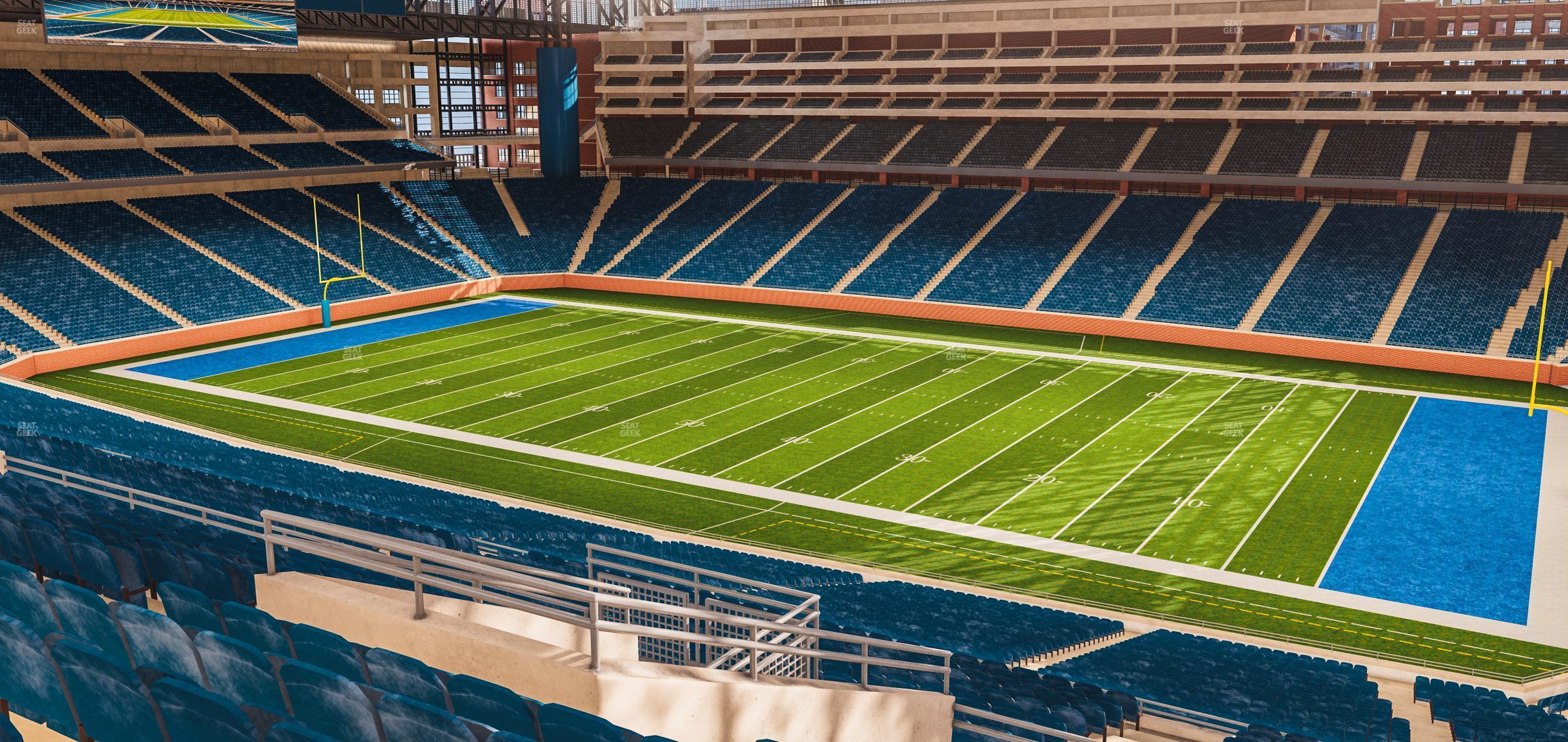 Seating view for Ford Field Section 335