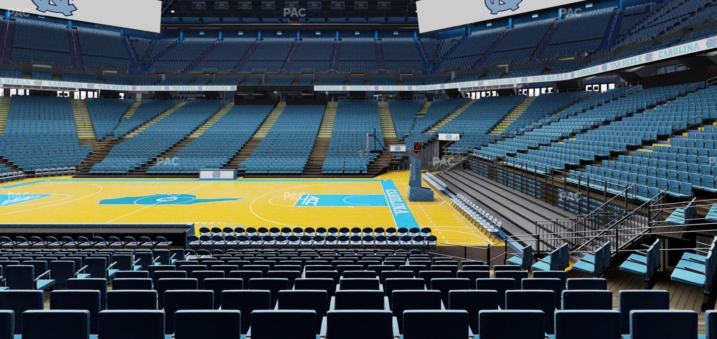 Seating view for Dean Smith Center Section 110