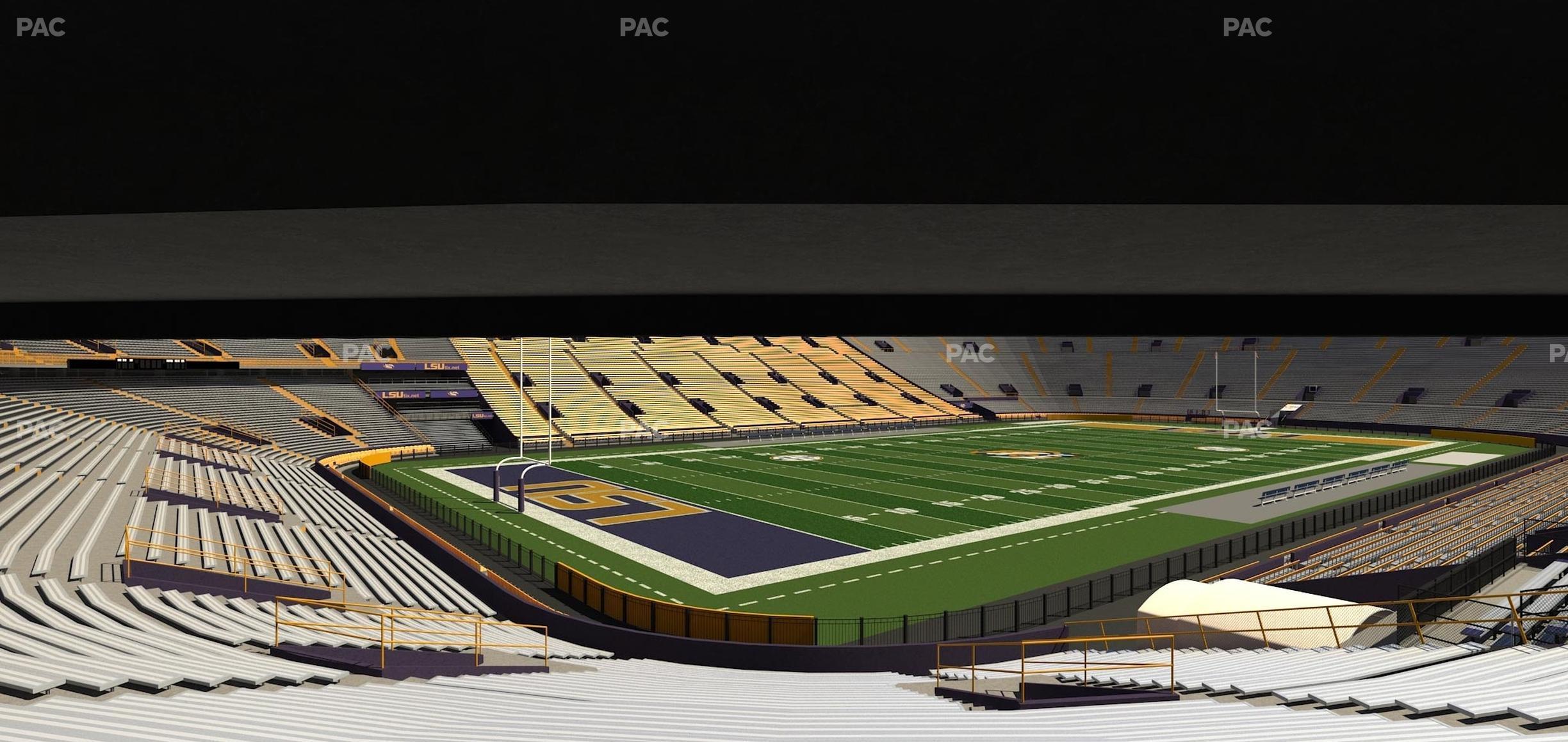 Seating view for Tiger Stadium Section 402