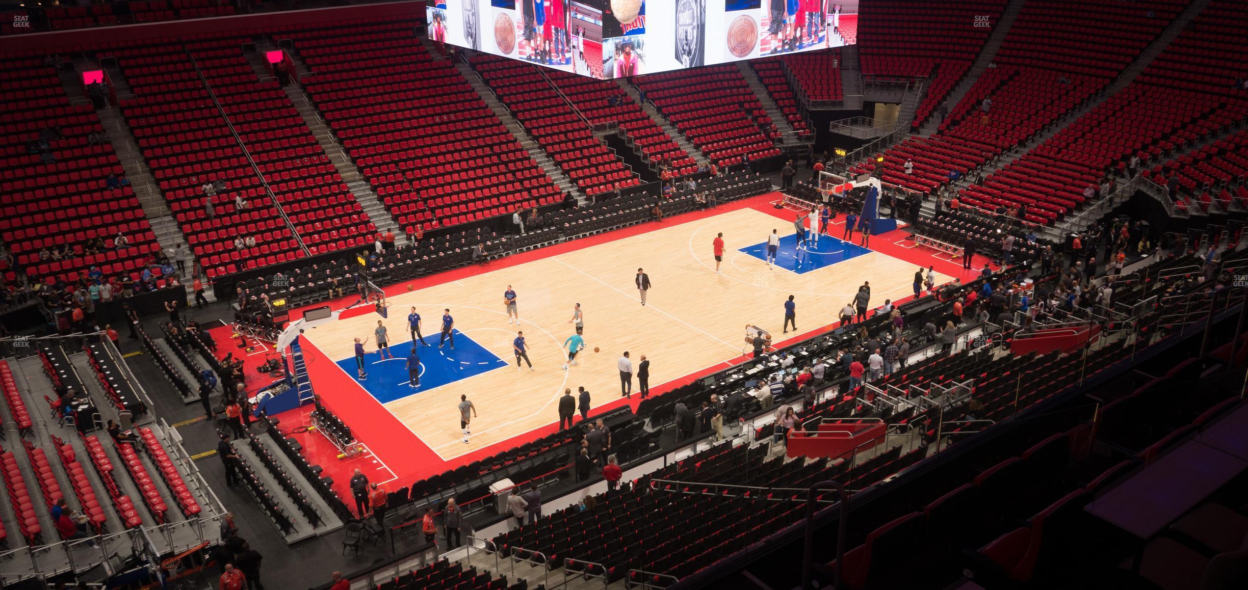 Seating view for Little Caesars Arena Section Mezzanine 32