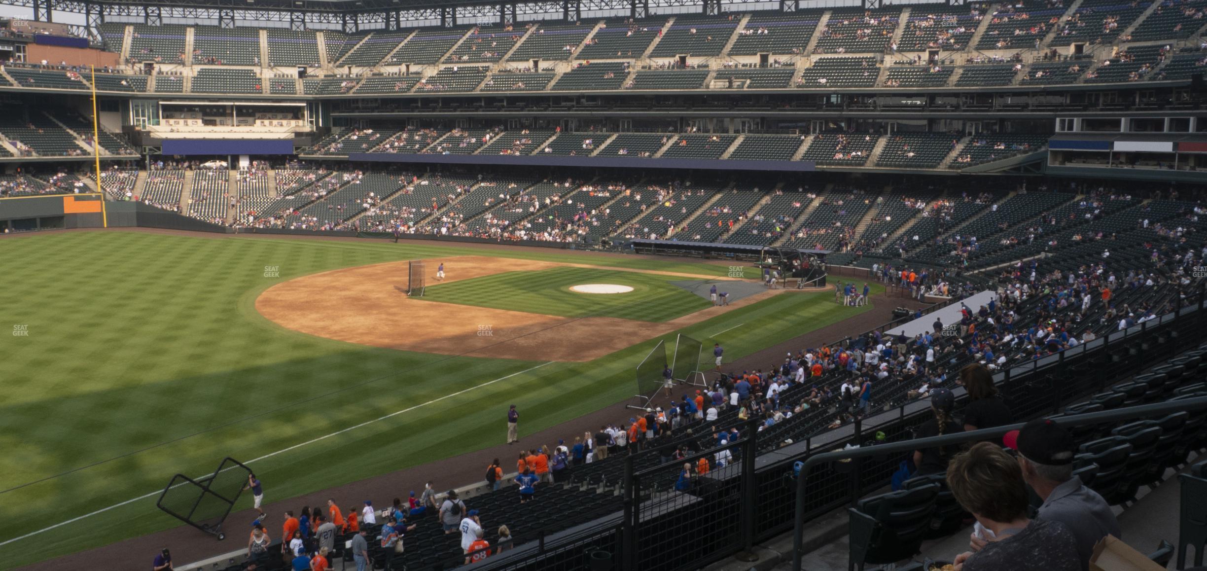 Seating view for Coors Field Section 246