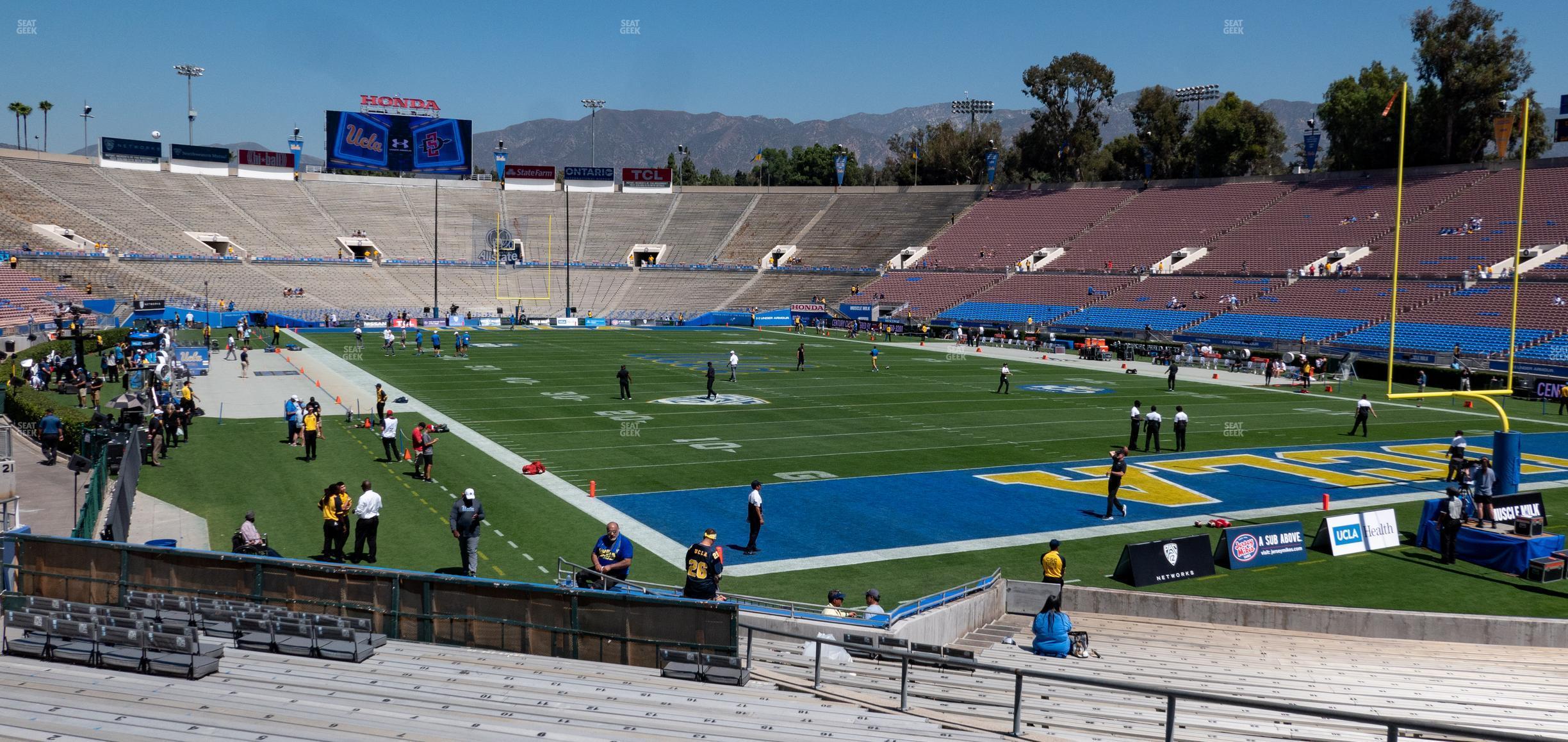 Seating view for Rose Bowl Stadium Section 23 A