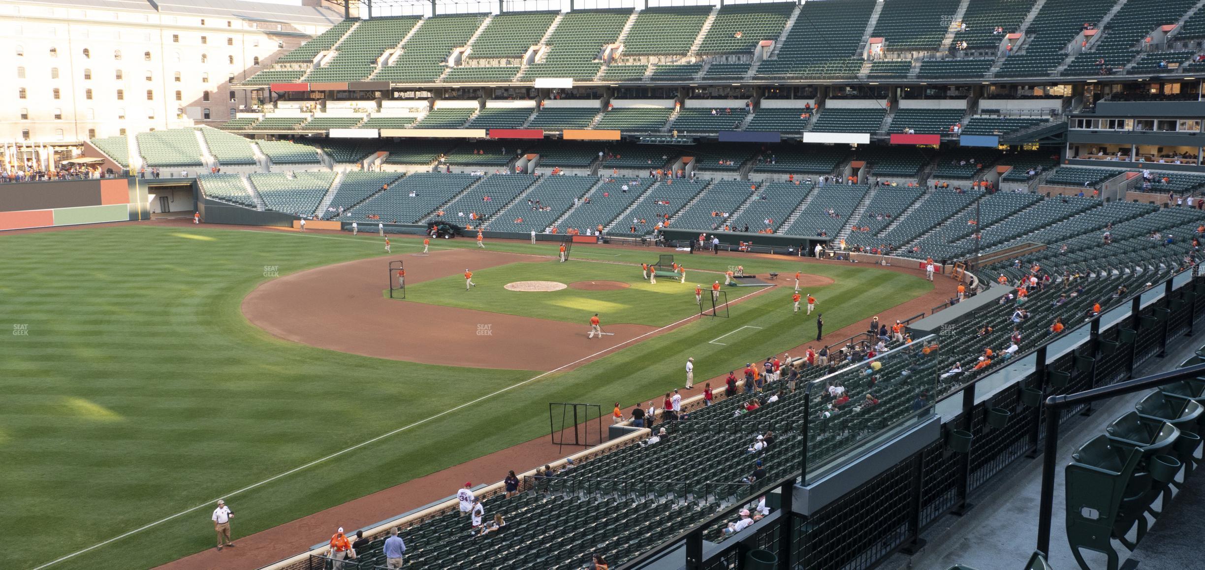 Seating view for Oriole Park at Camden Yards Section 262