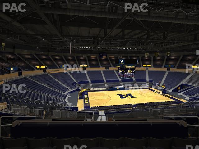 Seating view for Crisler Center Section 207