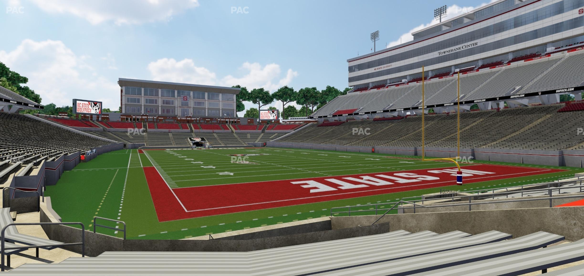 Seating view for Carter-Finley Stadium Section 126