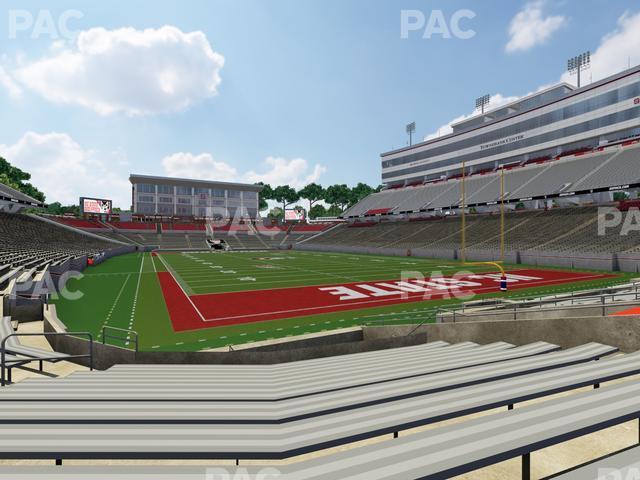 Seating view for Carter-Finley Stadium Section 126