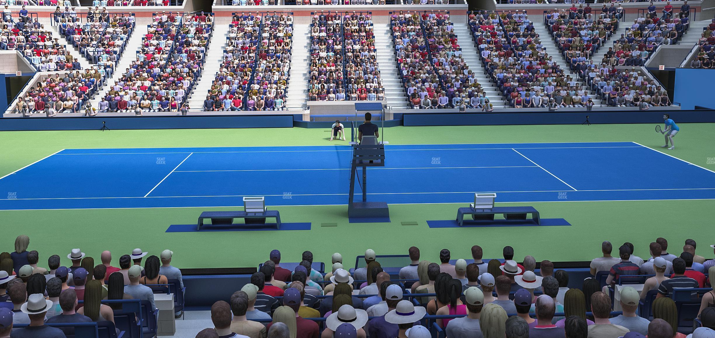 Seating view for Arthur Ashe Stadium Section 52