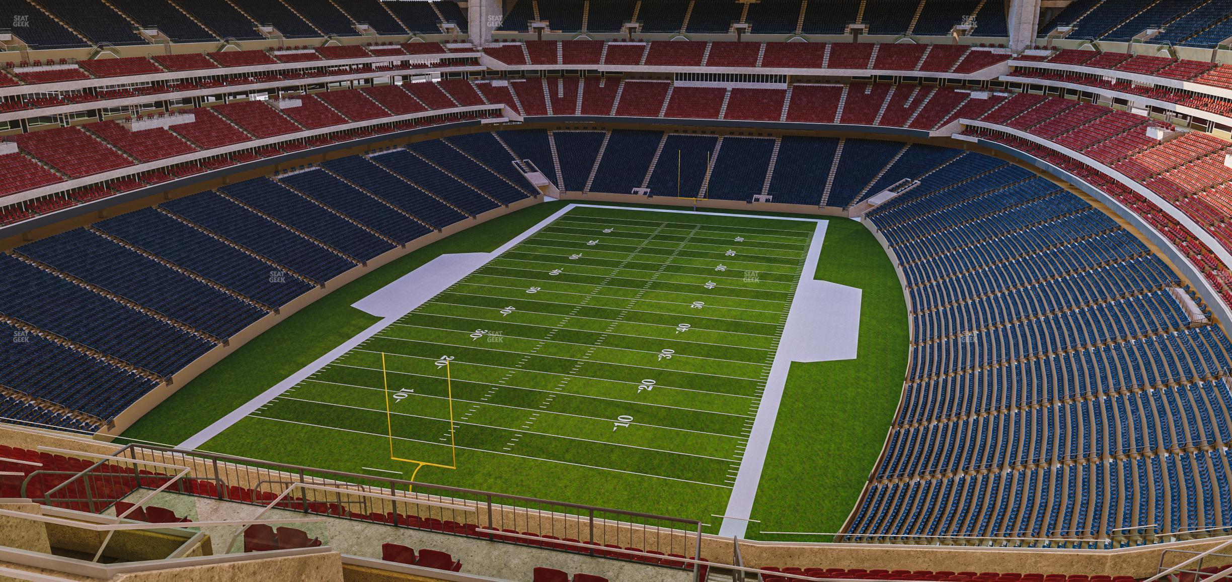 Seating view for NRG Stadium Section 619