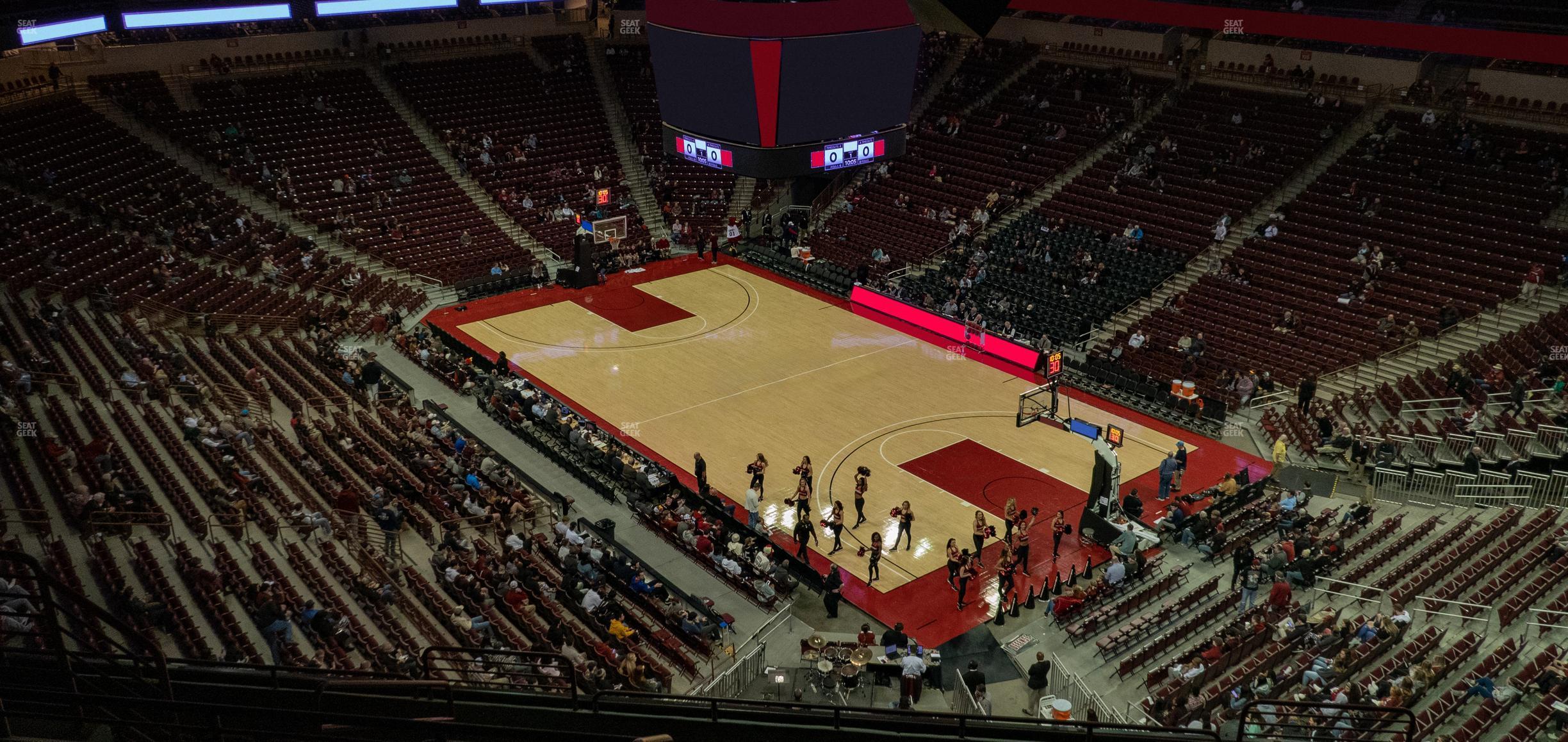 Seating view for Colonial Life Arena Section 218