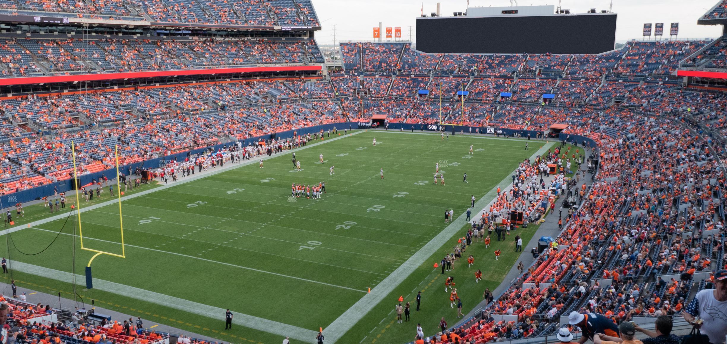 Seating view for Empower Field at Mile High Section 319