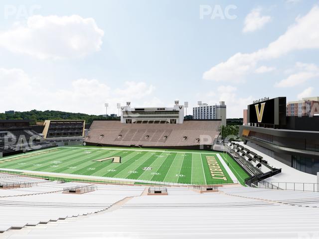 Seating view for FirstBank Stadium Section U