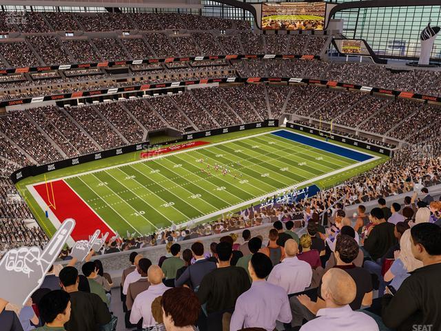 Seating view for Allegiant Stadium Section 417