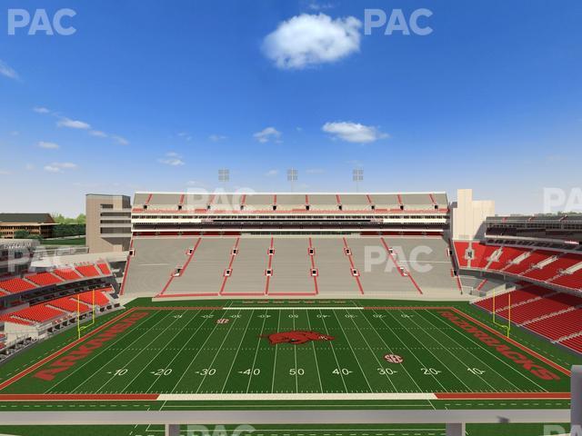 Seating view for Razorback Stadium Section 504 2