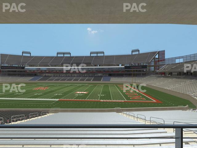 Seating view for TDECU Stadium Section 126