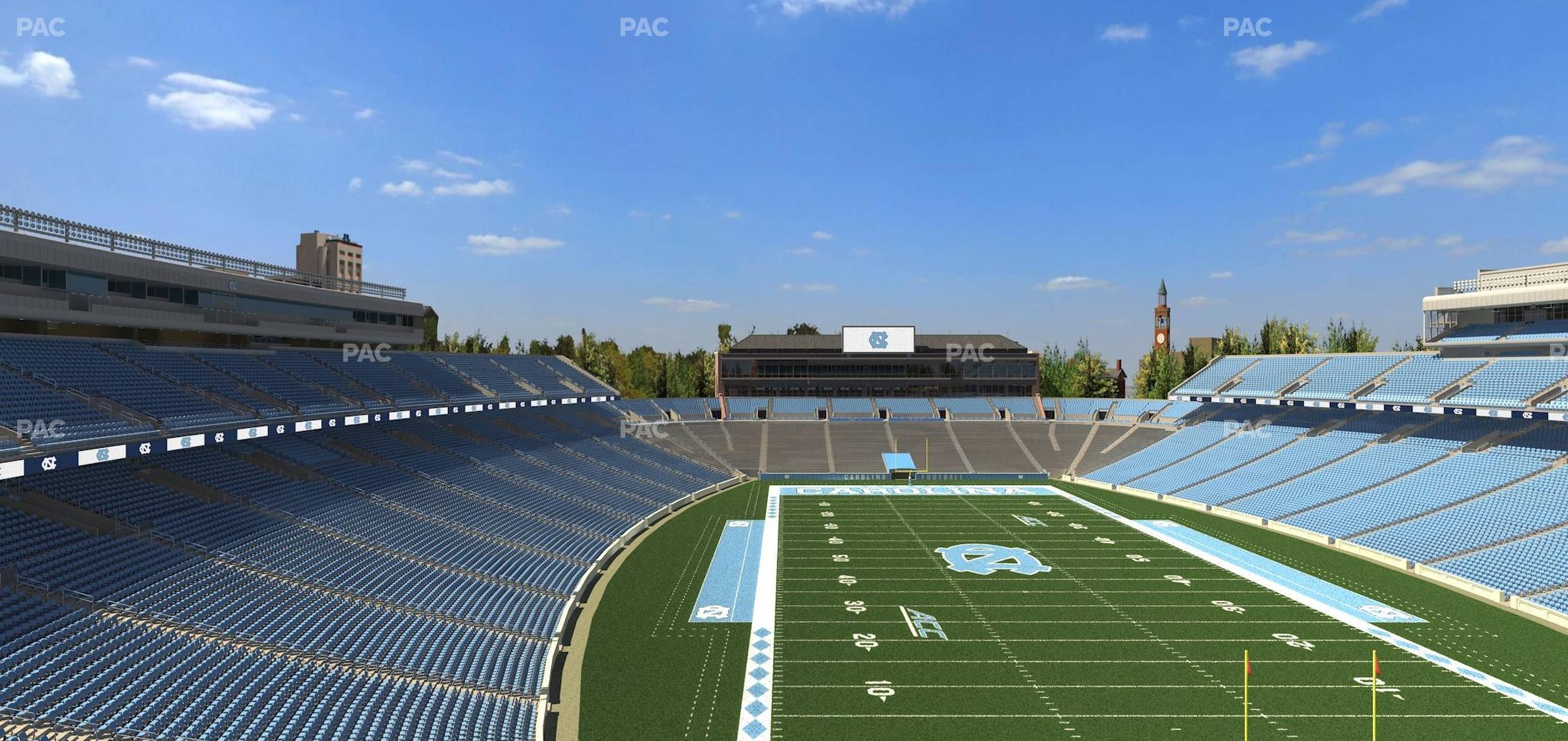 Seating view for Kenan Memorial Stadium Section Suite 4