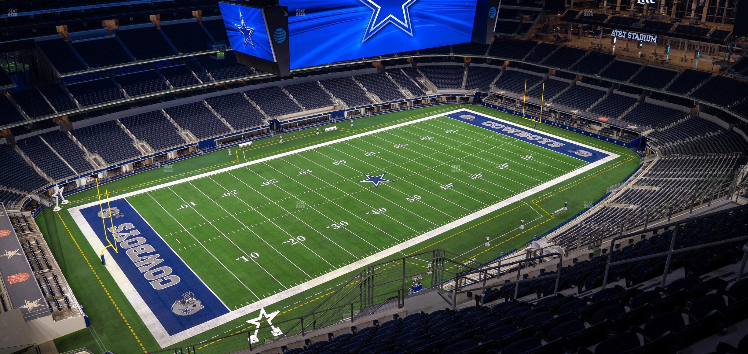 Seating view for AT&T Stadium Section 448