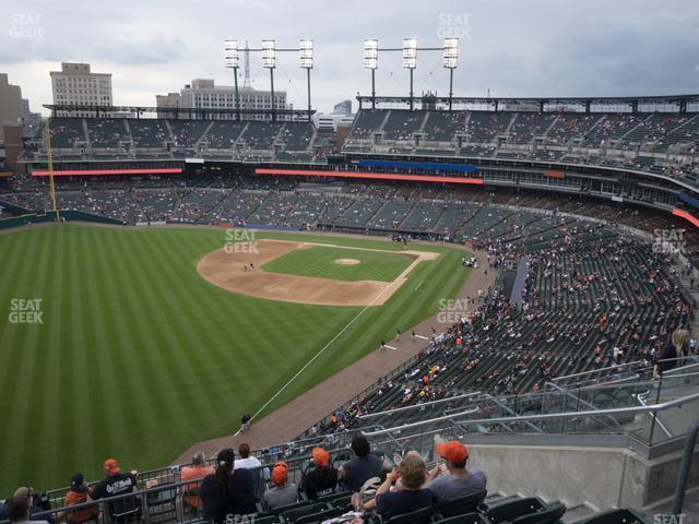 Seating view for Comerica Park Section 344