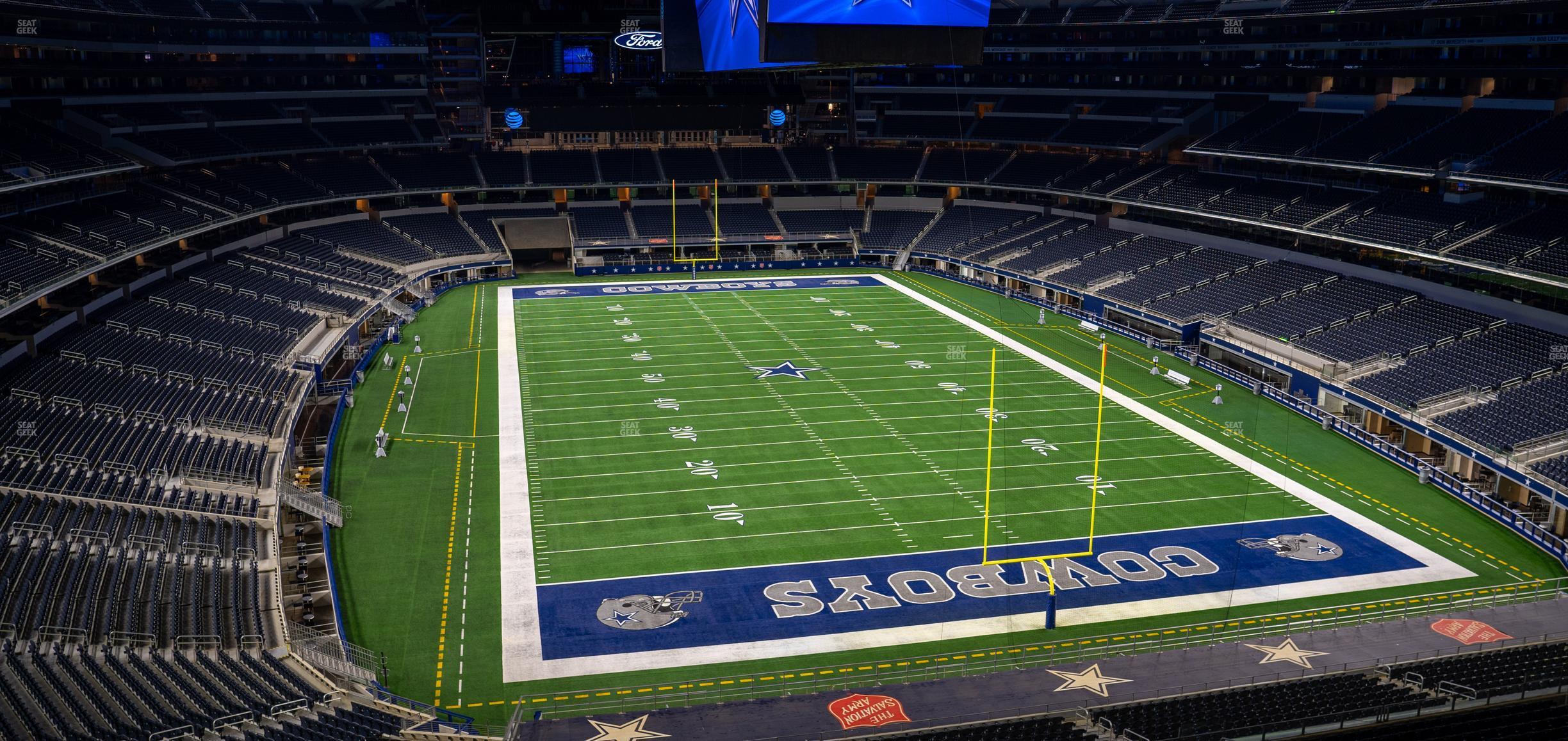 Seating view for AT&T Stadium Section 326