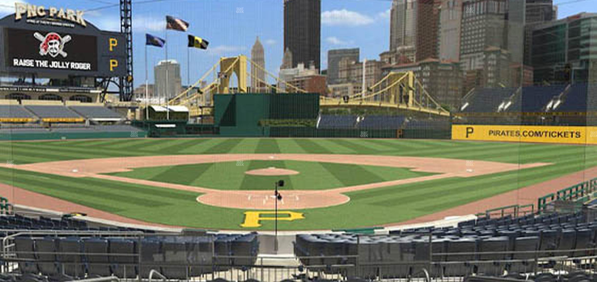 Seating view for PNC Park Section 116