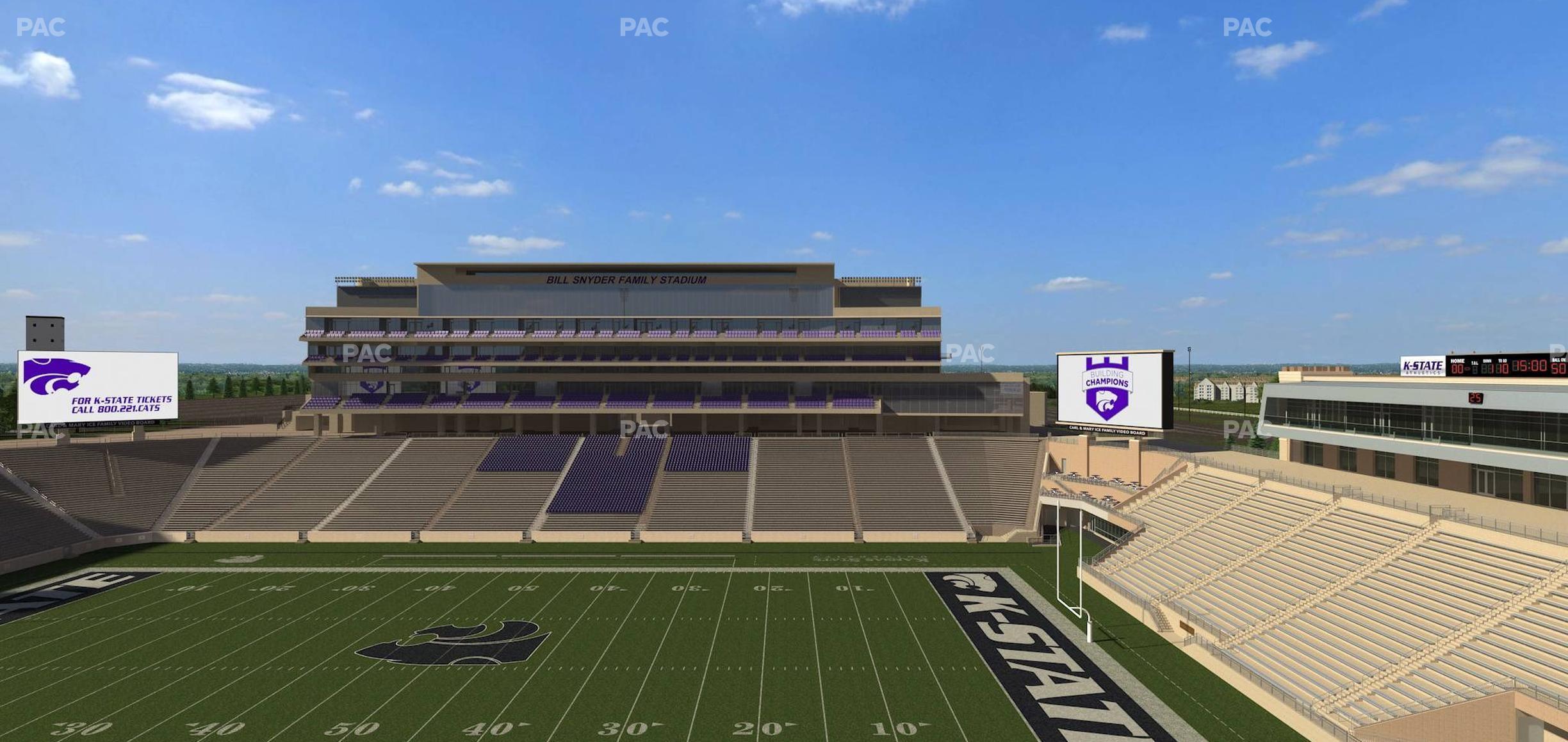 Seating view for Bill Snyder Family Stadium Section 427