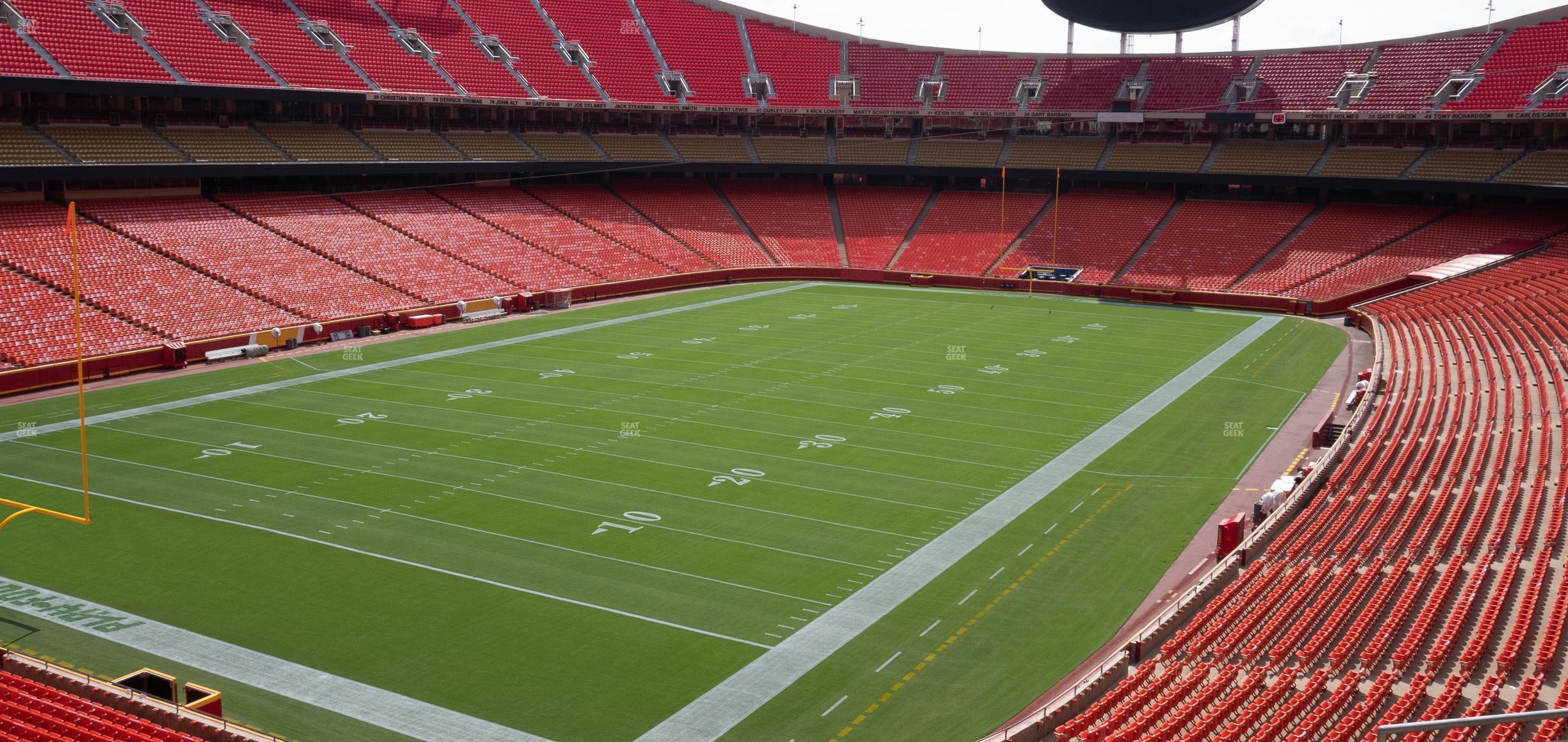 Seating view for GEHA Field at Arrowhead Stadium Section 232