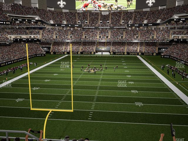 Seating view for Caesars Superdome Section 347