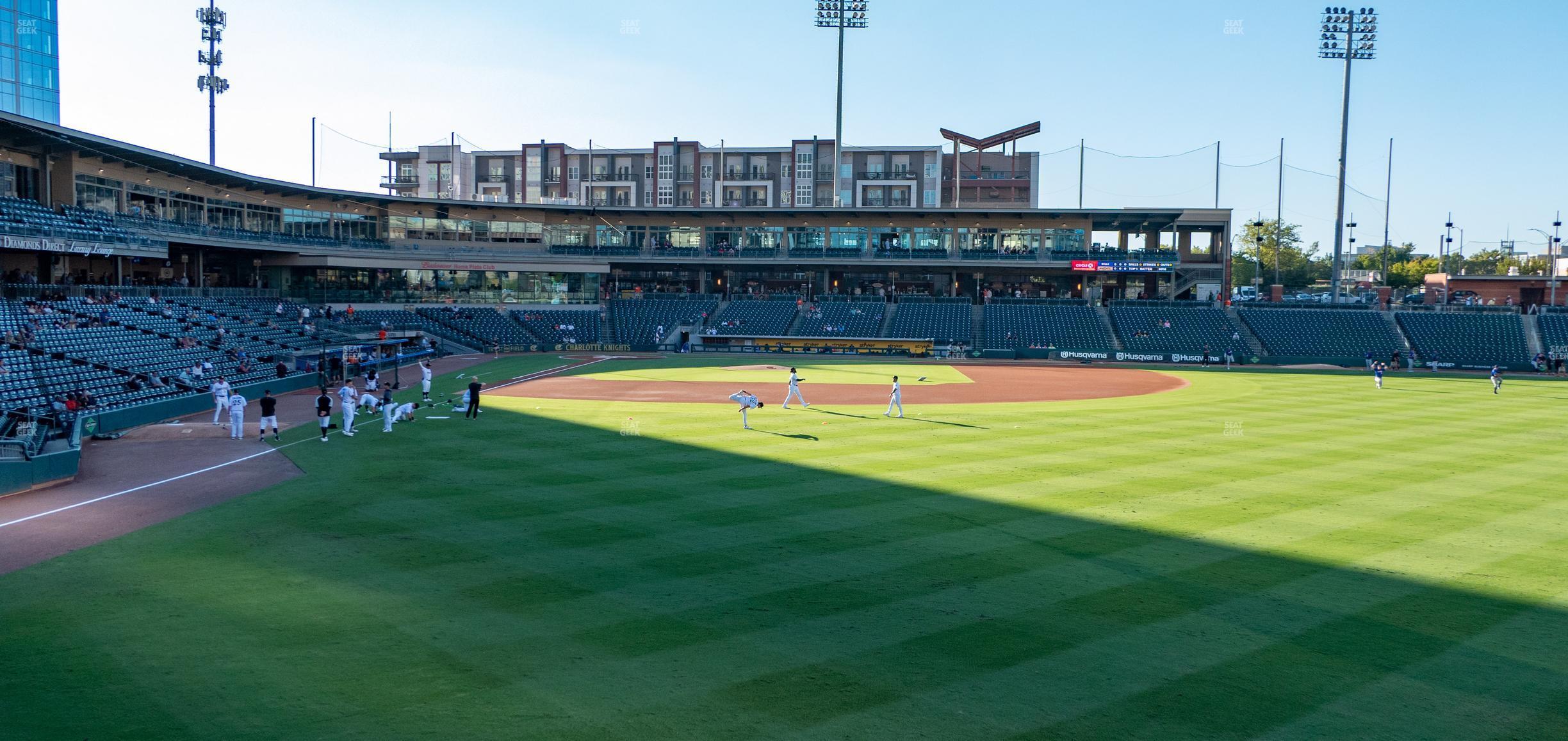 Seating view for Truist Field Section Home Run 6