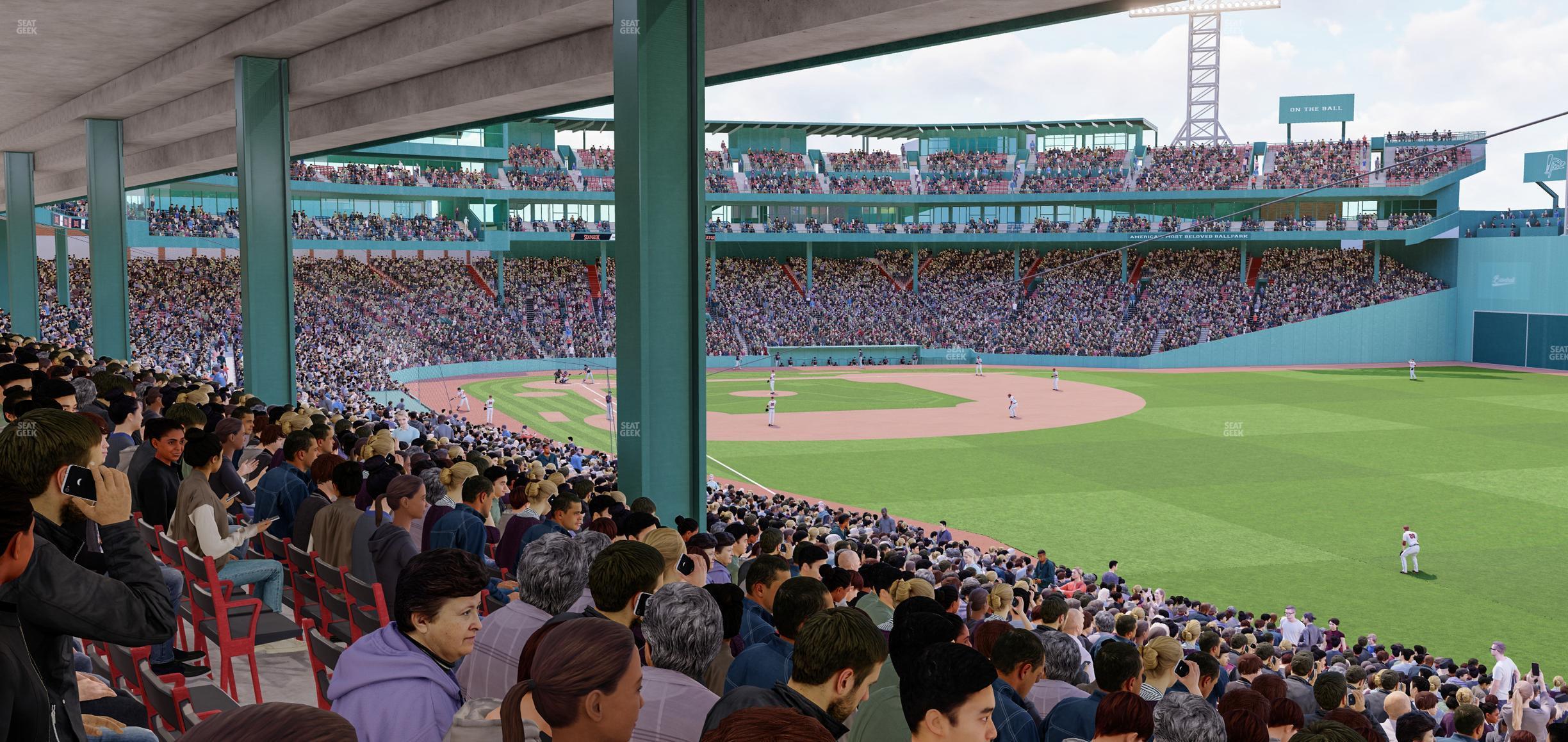 Seating view for Fenway Park Section Grandstand 6